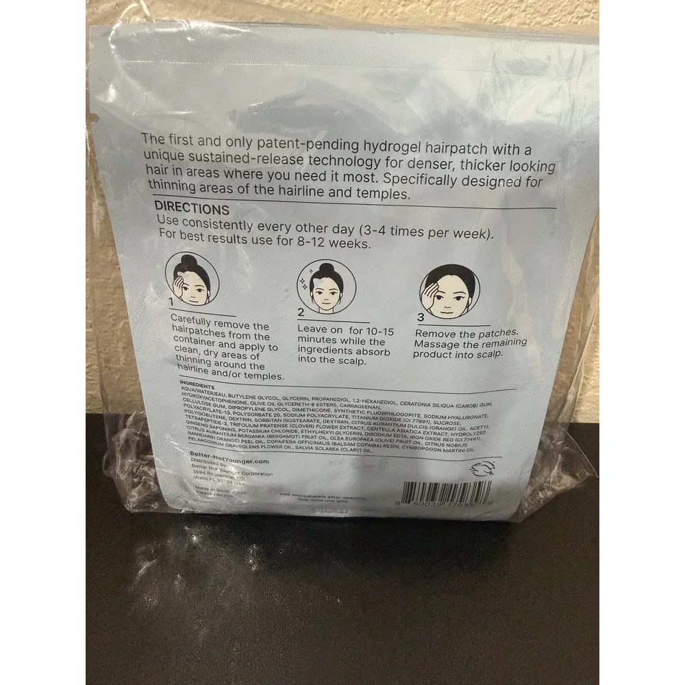 Better Not Younger Superpower Thickening Hairpatches Set of 15 Hair Densifying
